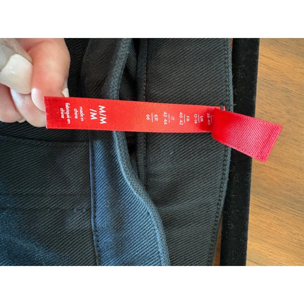 Spanx Black Skinny Jeans High Rise Stretch Denim Pants Womens Size Medium